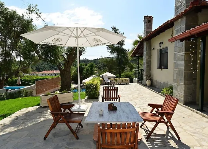 Yucca Private Pool Ferienhaus Paliouri